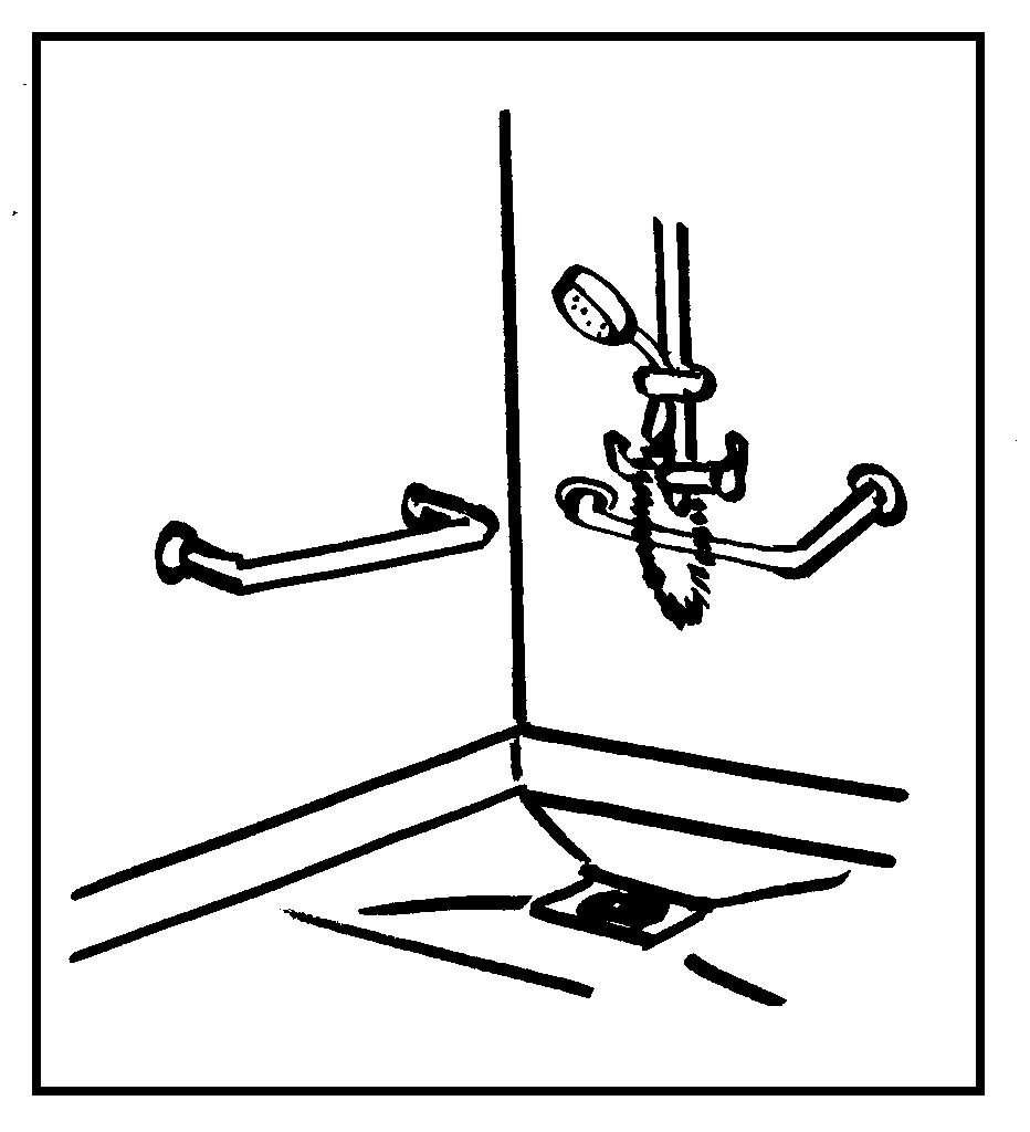 Example of an accessible shower
